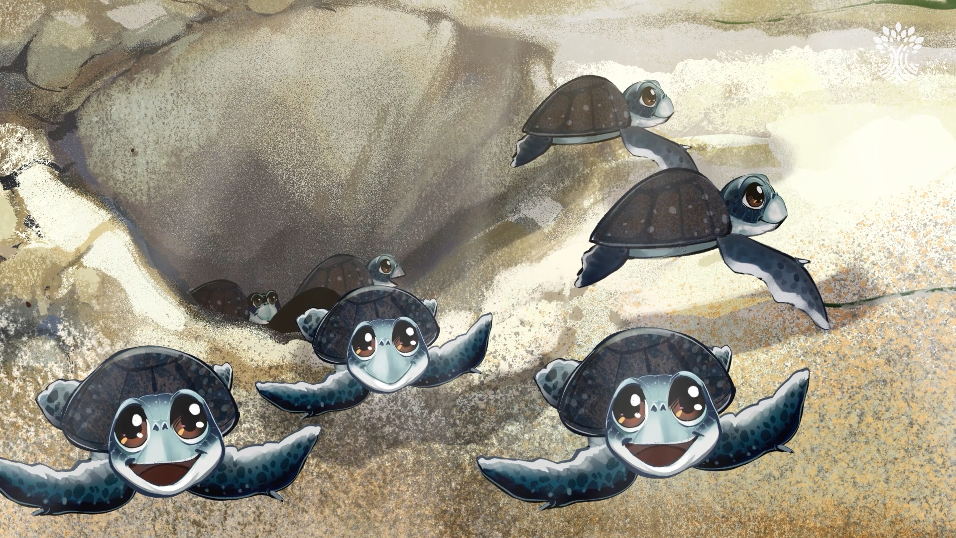 Nuestro Tesoro bajo las olas: tortuga